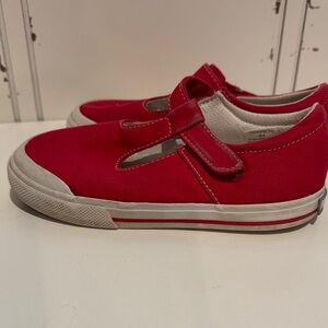 Foot-mates Red Kids Shoes size 10 Velcro